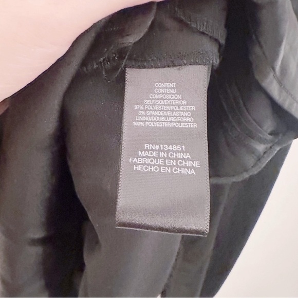 Wayf x Jourdan Sloane Candace Long Sleeve Chiffon Top Rosette Long Sleeve Black - Picture 6 of 8